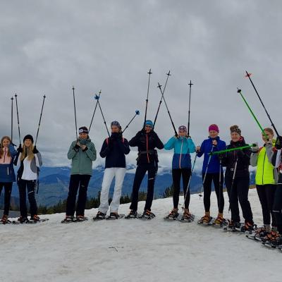 Sanfter Einstieg ins Schneeschuhwandern - Innehalten und raus in die Natur am Elisabethinum 