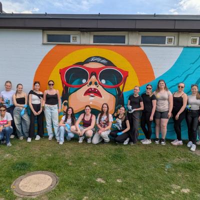 Graffitiprojekt „Schwimmbad Schwarzach“